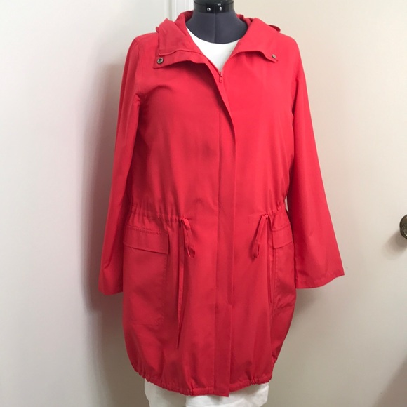 EILEEN FISHER LIGHTWEIGHT RAINCOAT SZ M - Picture 1 of 7